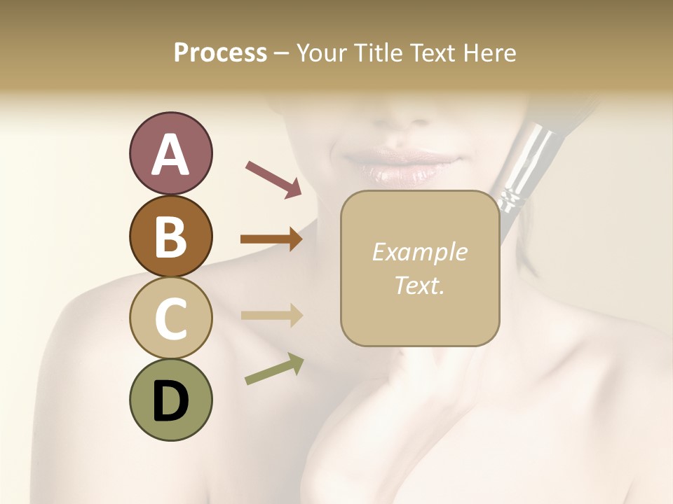 Face Shoulder Fashion PowerPoint Template