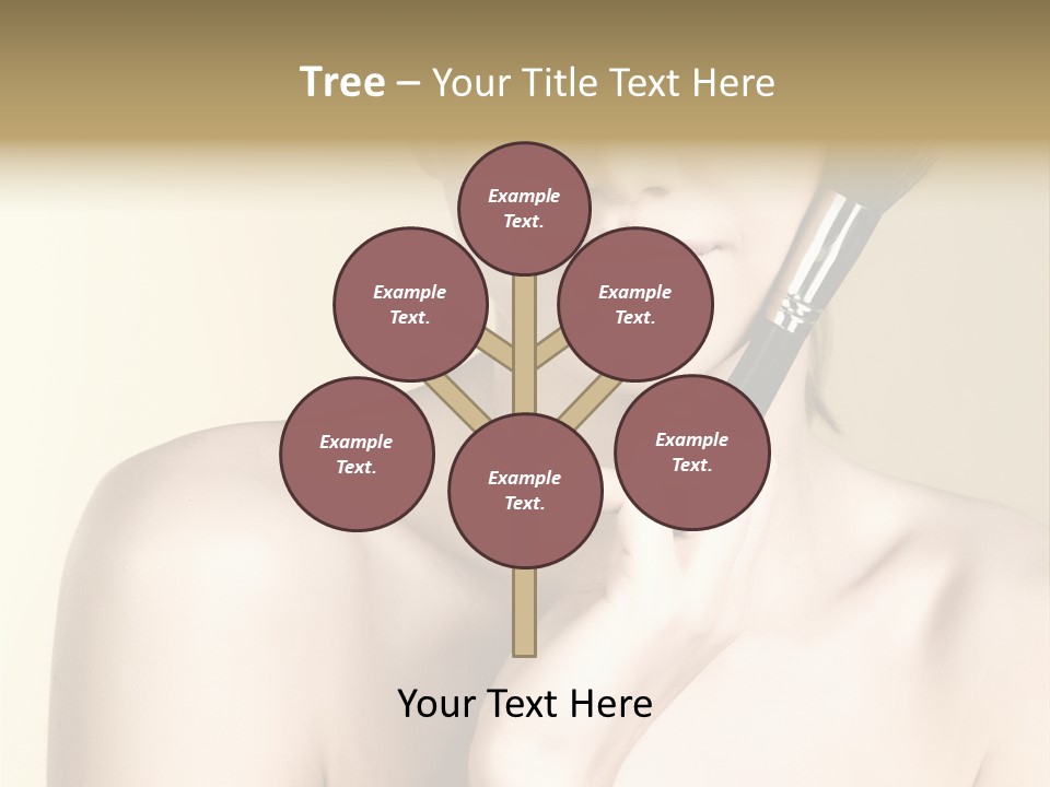 Face Shoulder Fashion PowerPoint Template