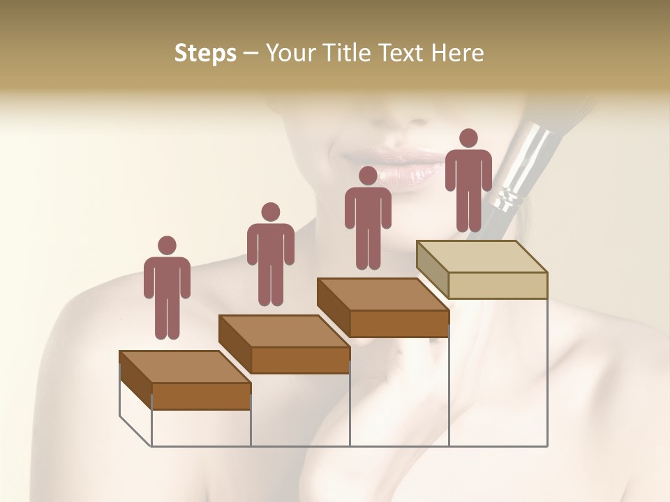 Face Shoulder Fashion PowerPoint Template