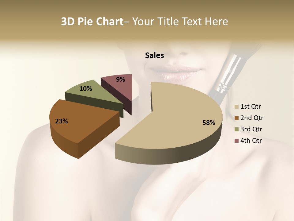 Face Shoulder Fashion PowerPoint Template