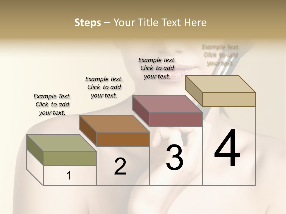 Face Shoulder Fashion PowerPoint Template