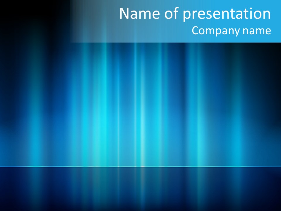 Deep Element Clean PowerPoint Template