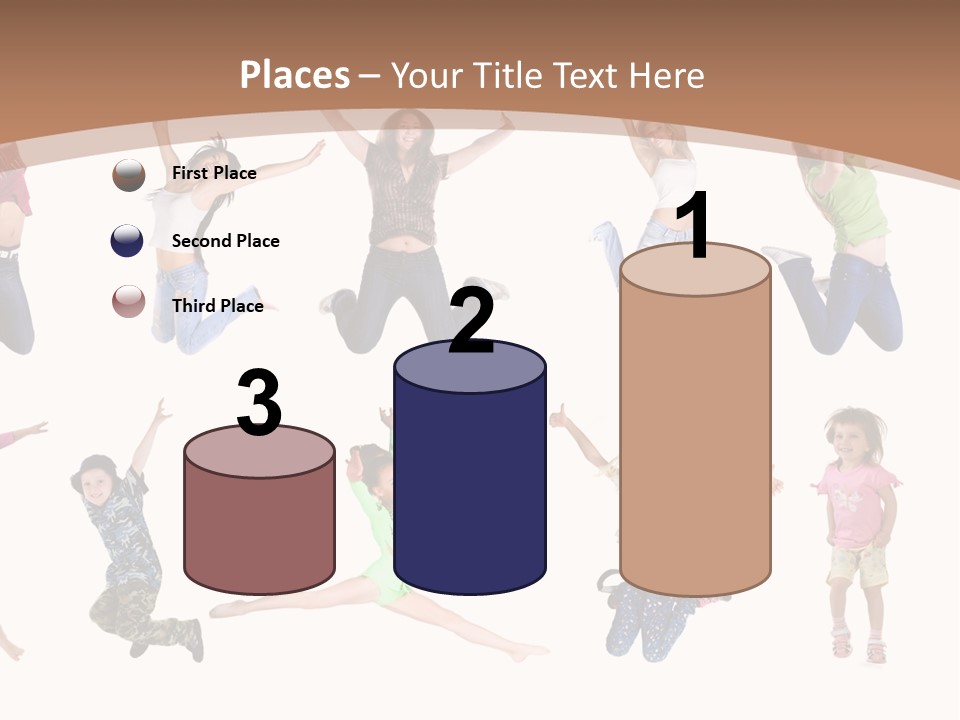 Slim Beautiful Excitement PowerPoint Template