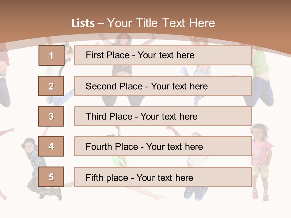 Slim Beautiful Excitement PowerPoint Template