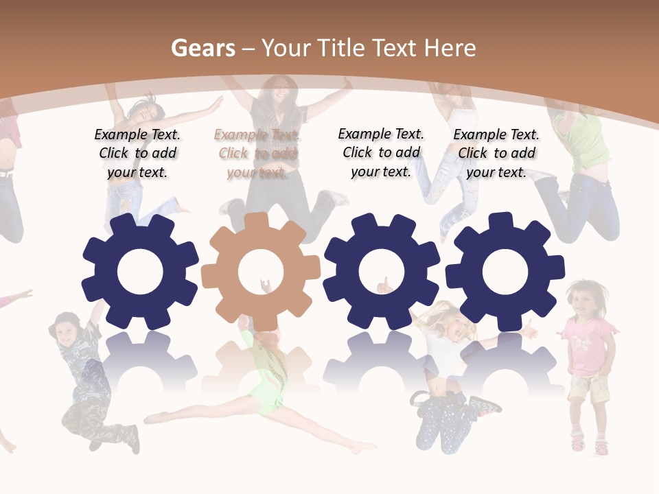 Slim Beautiful Excitement PowerPoint Template