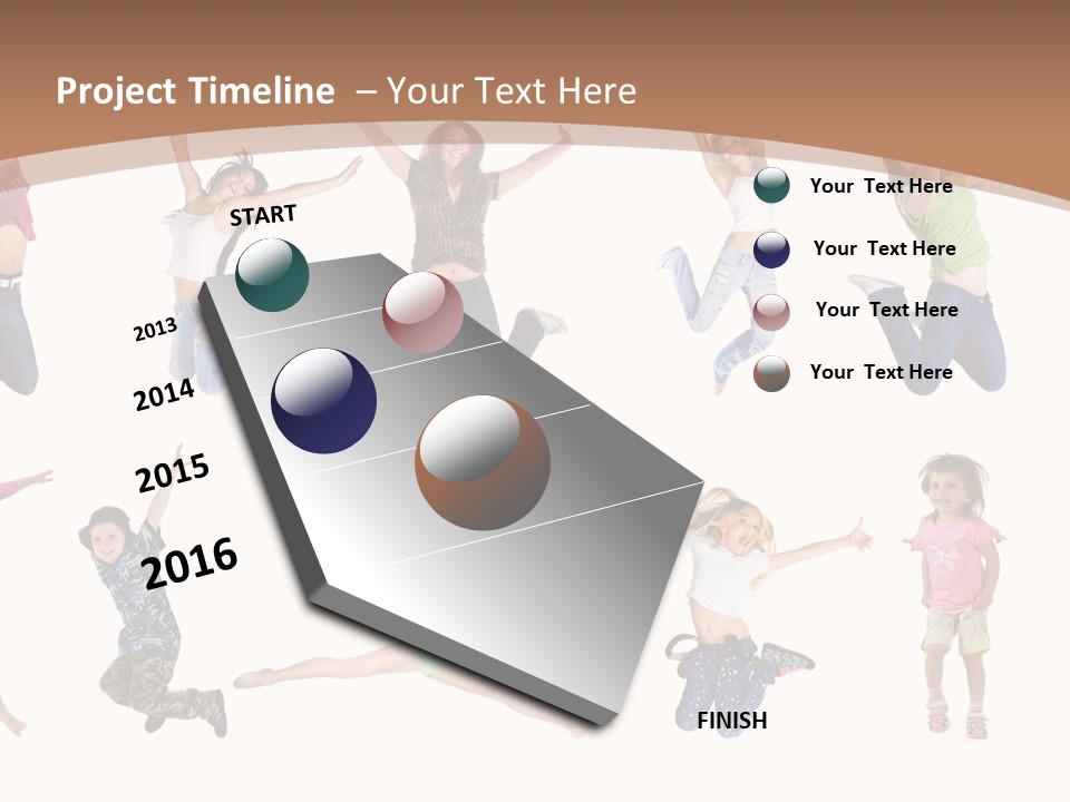 Slim Beautiful Excitement PowerPoint Template