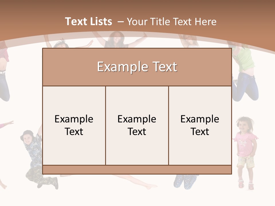 Slim Beautiful Excitement PowerPoint Template