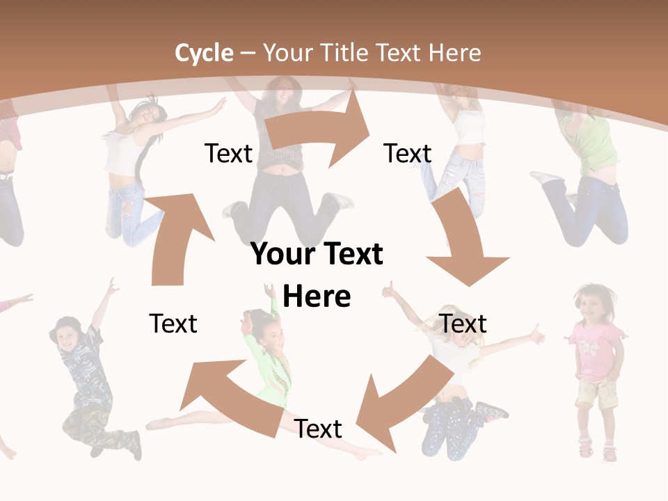 Slim Beautiful Excitement PowerPoint Template