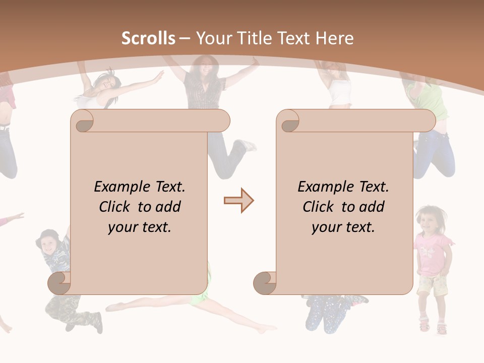 Slim Beautiful Excitement PowerPoint Template
