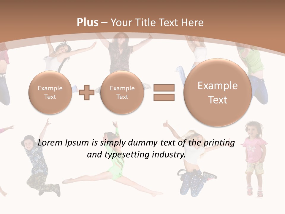Slim Beautiful Excitement PowerPoint Template