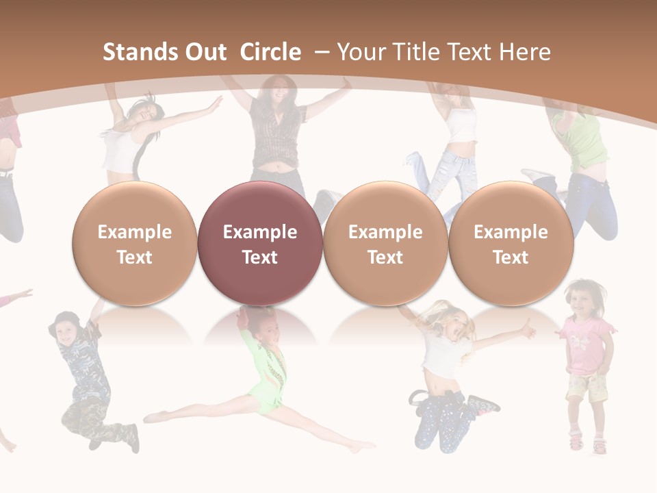 Slim Beautiful Excitement PowerPoint Template