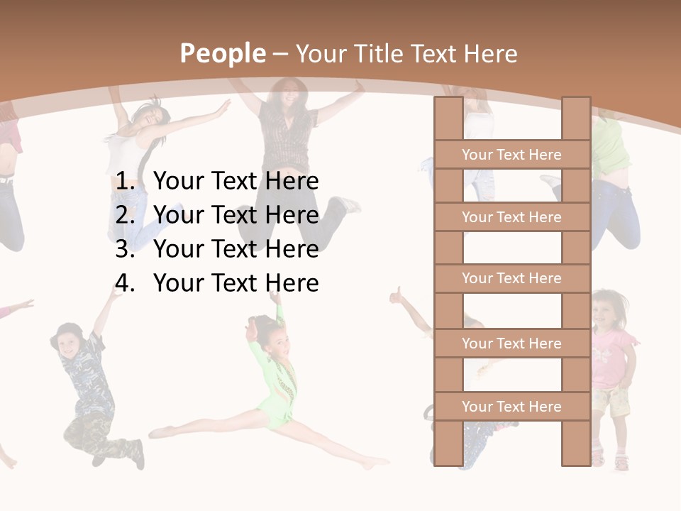 Slim Beautiful Excitement PowerPoint Template