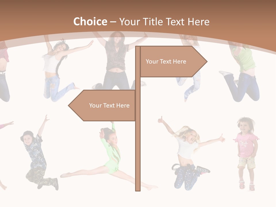 Slim Beautiful Excitement PowerPoint Template