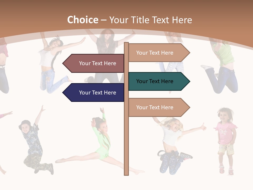 Slim Beautiful Excitement PowerPoint Template