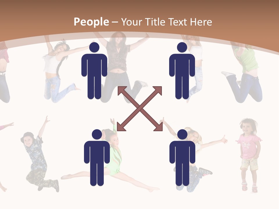 Slim Beautiful Excitement PowerPoint Template