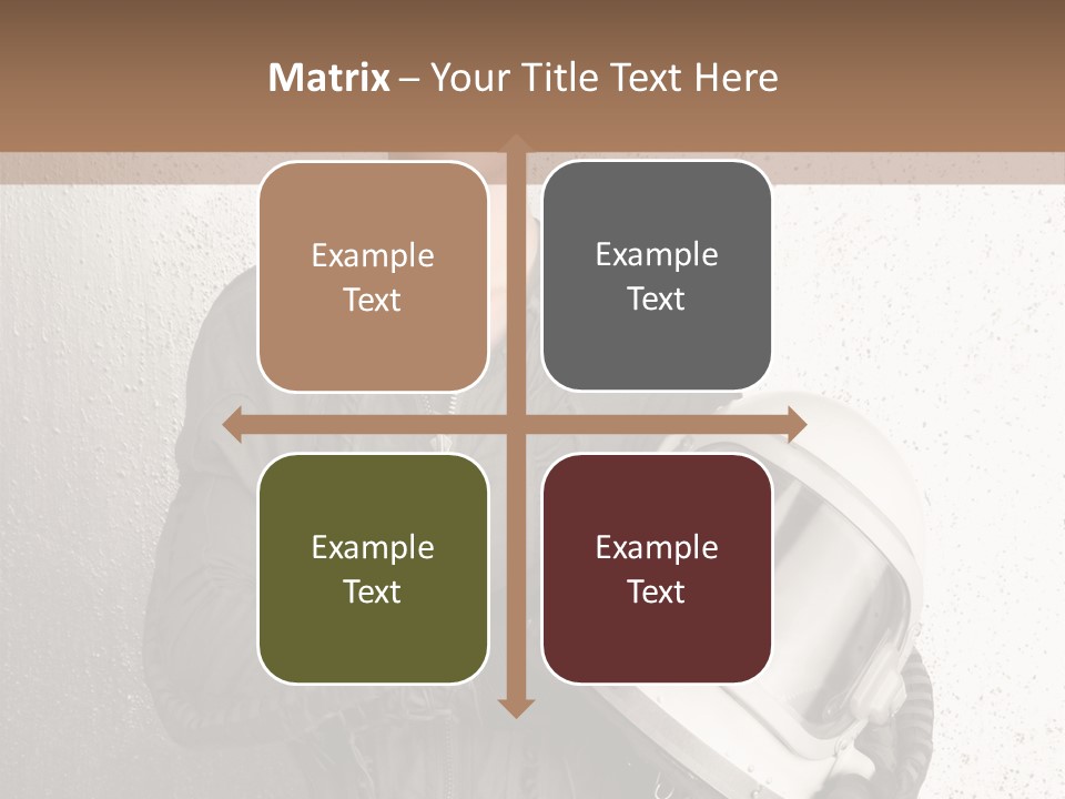 Future Woman Gray PowerPoint Template