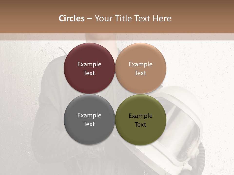 Future Woman Gray PowerPoint Template