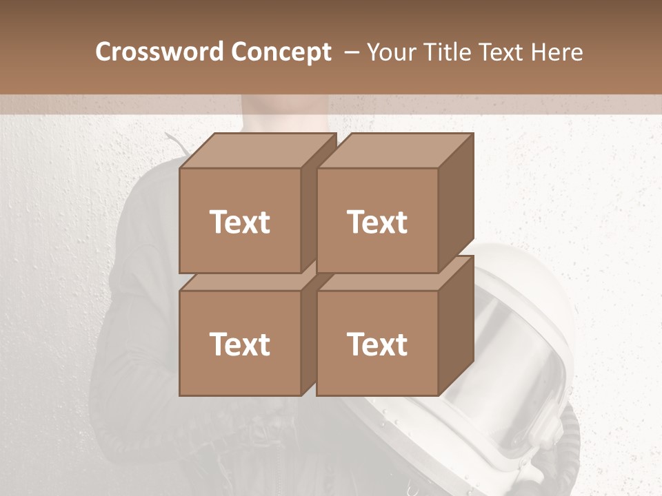 Future Woman Gray PowerPoint Template