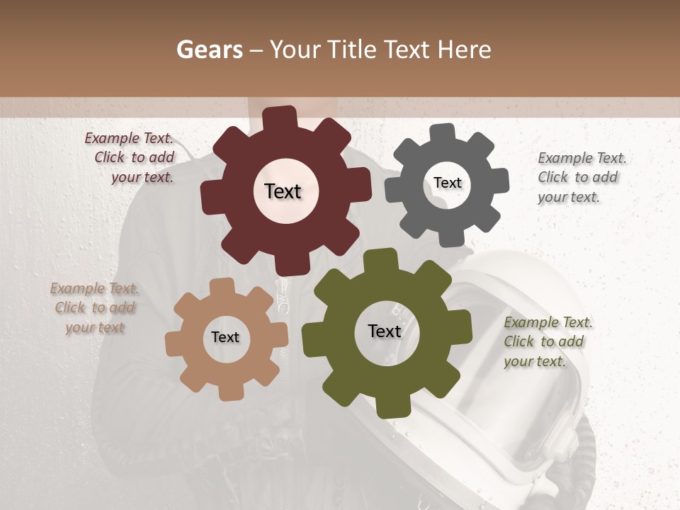 Future Woman Gray PowerPoint Template