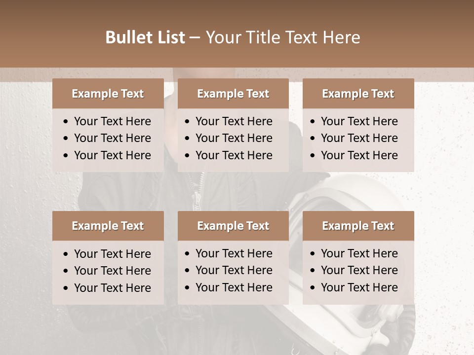 Future Woman Gray PowerPoint Template