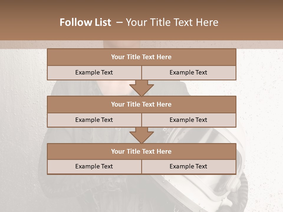 Future Woman Gray PowerPoint Template