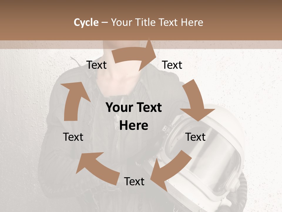 Future Woman Gray PowerPoint Template