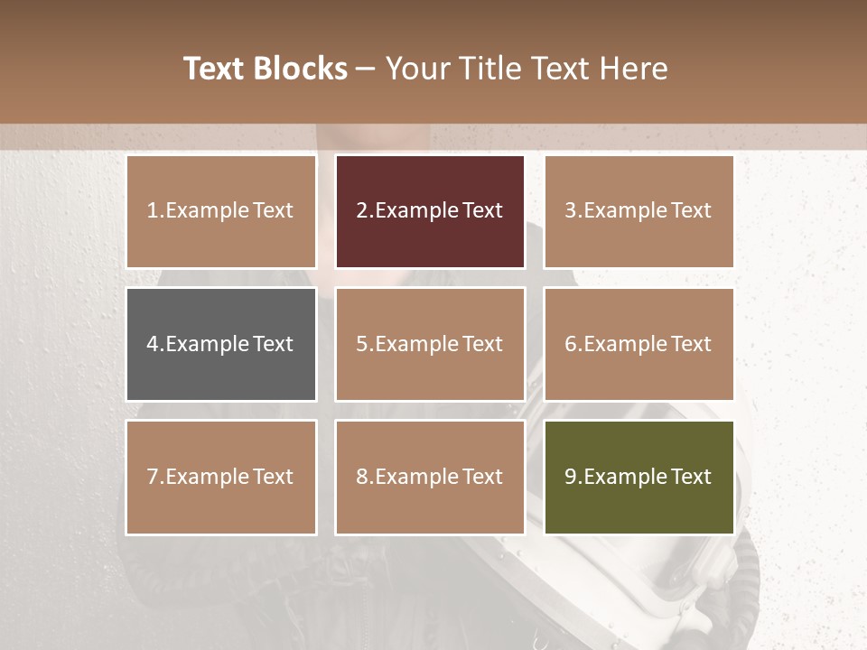 Future Woman Gray PowerPoint Template