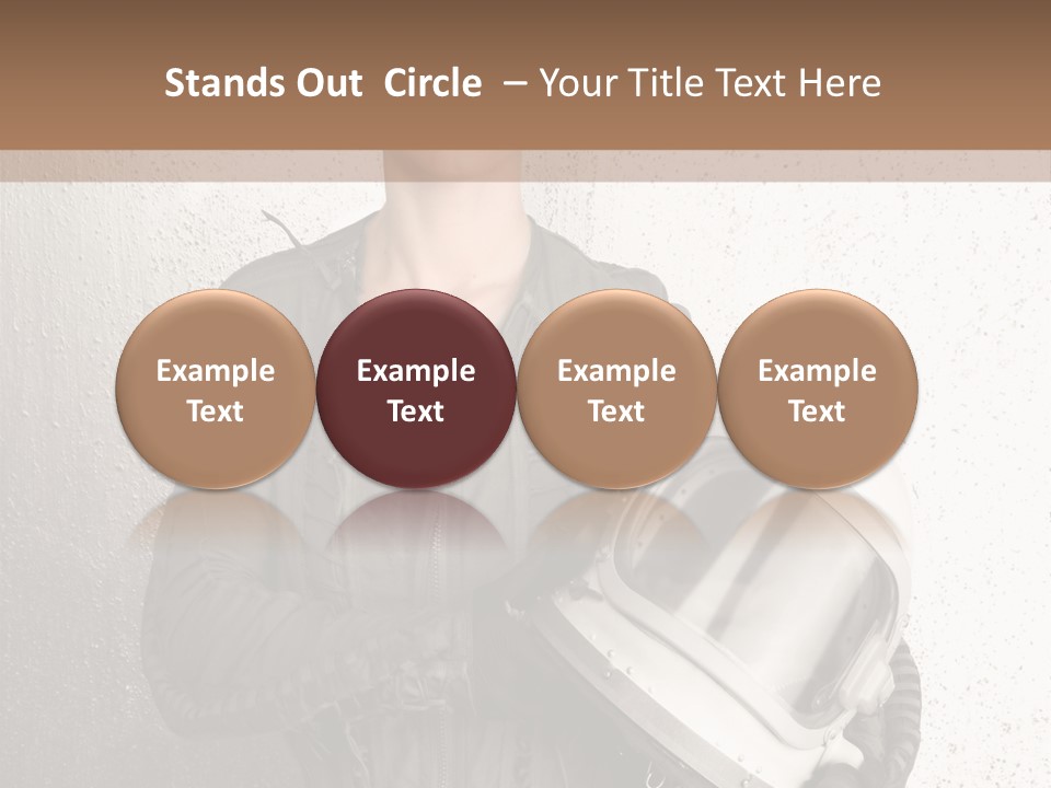 Future Woman Gray PowerPoint Template