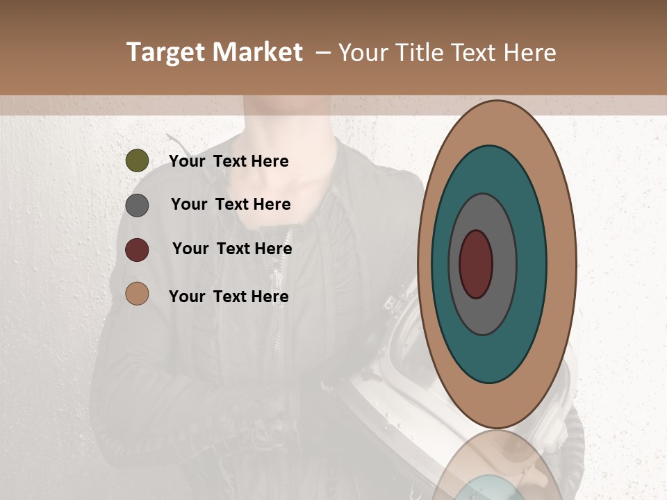 Future Woman Gray PowerPoint Template