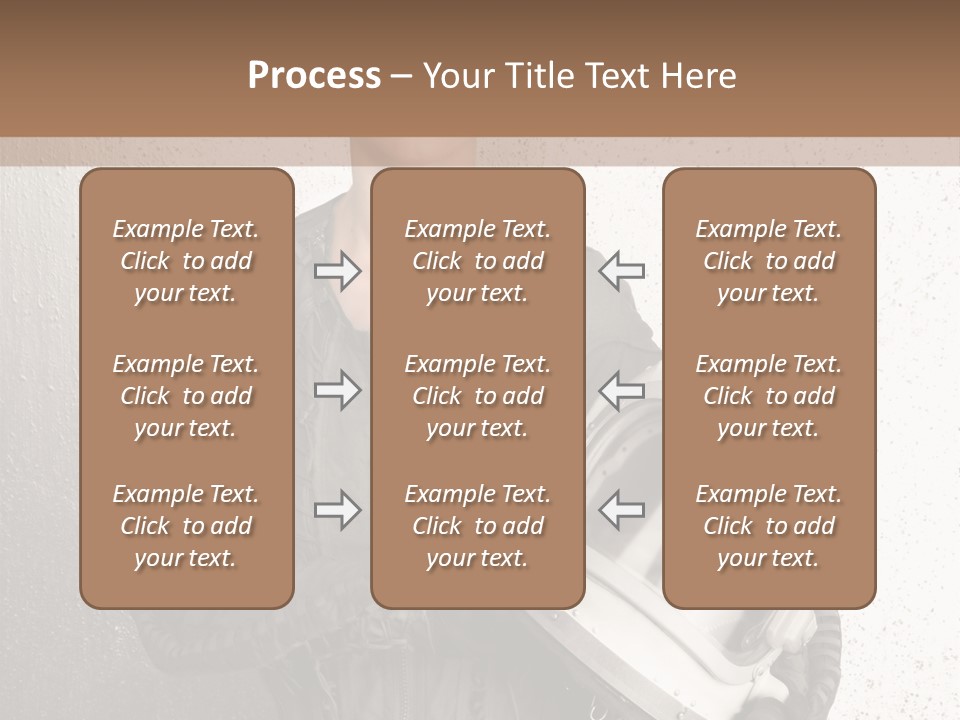 Future Woman Gray PowerPoint Template