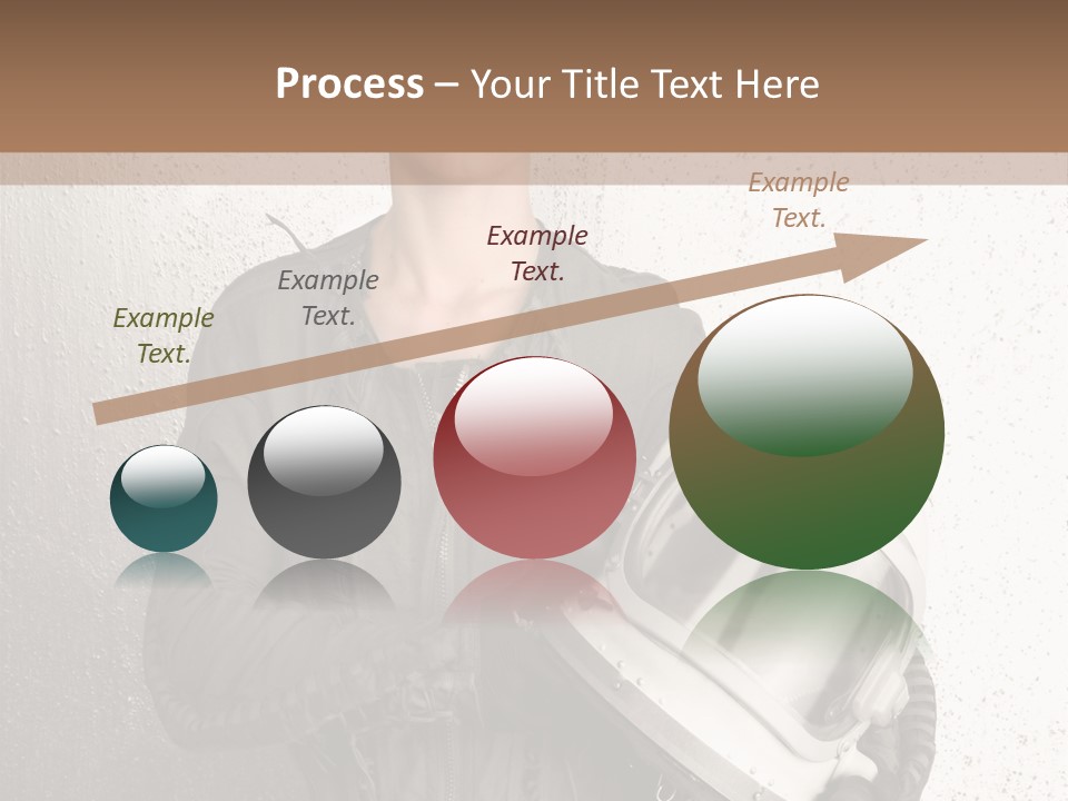 Future Woman Gray PowerPoint Template