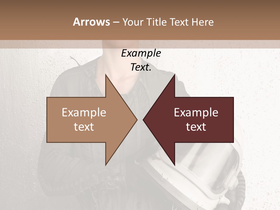 Future Woman Gray PowerPoint Template