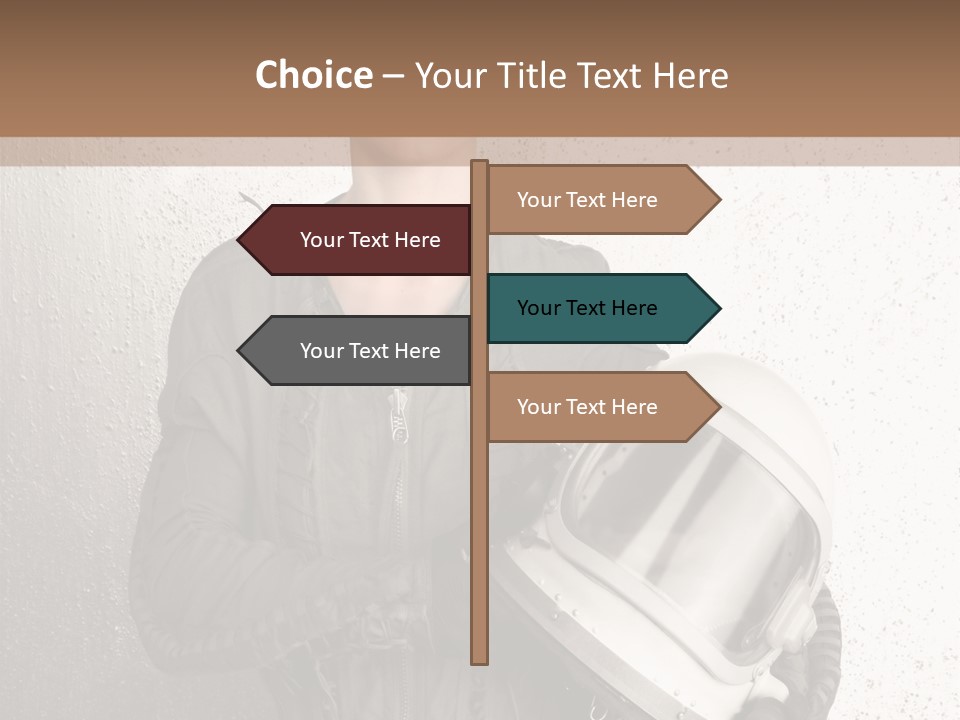 Future Woman Gray PowerPoint Template