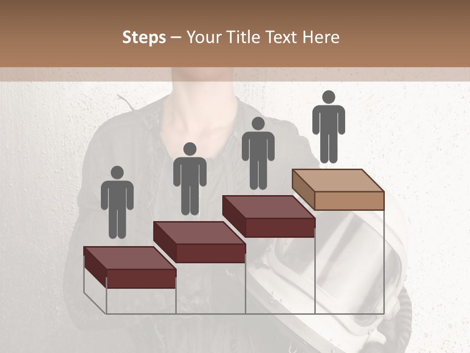 Future Woman Gray PowerPoint Template