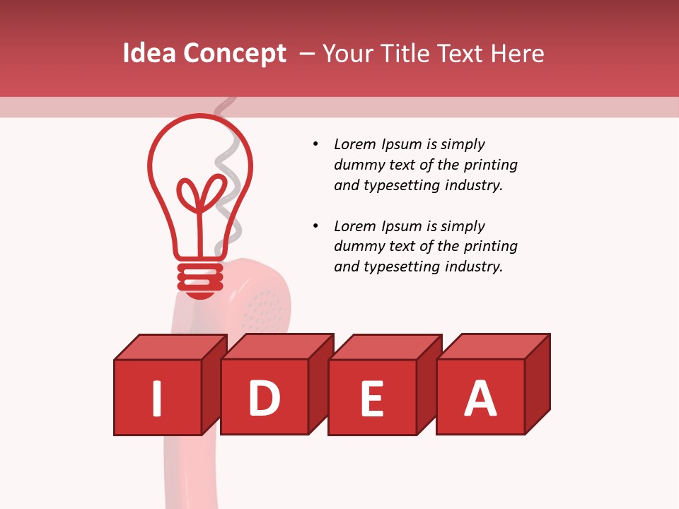 Technology Spring Solution PowerPoint Template
