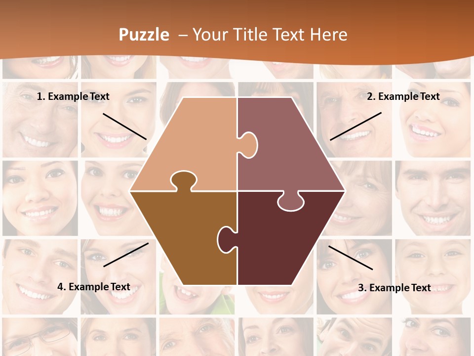 Health Mouth Elderly PowerPoint Template