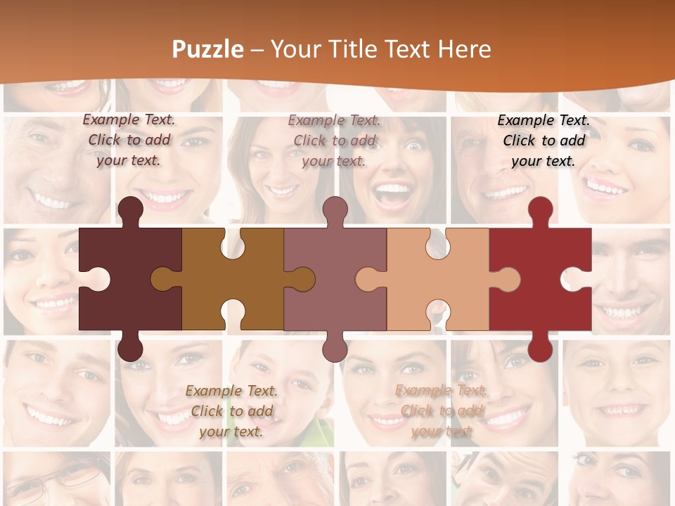 Health Mouth Elderly PowerPoint Template