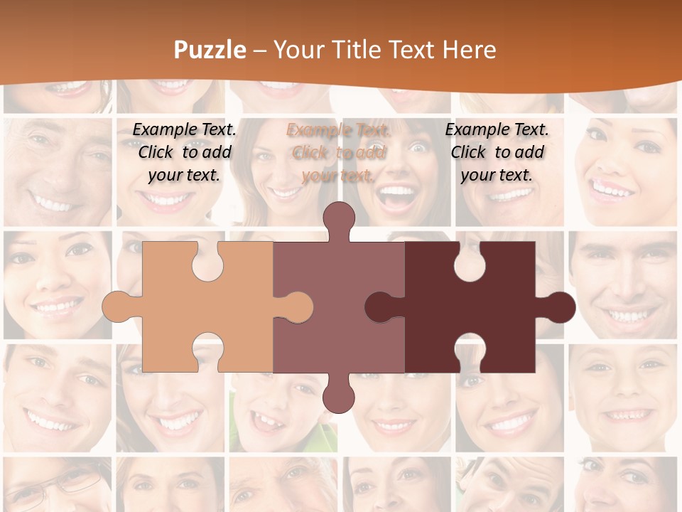 Health Mouth Elderly PowerPoint Template