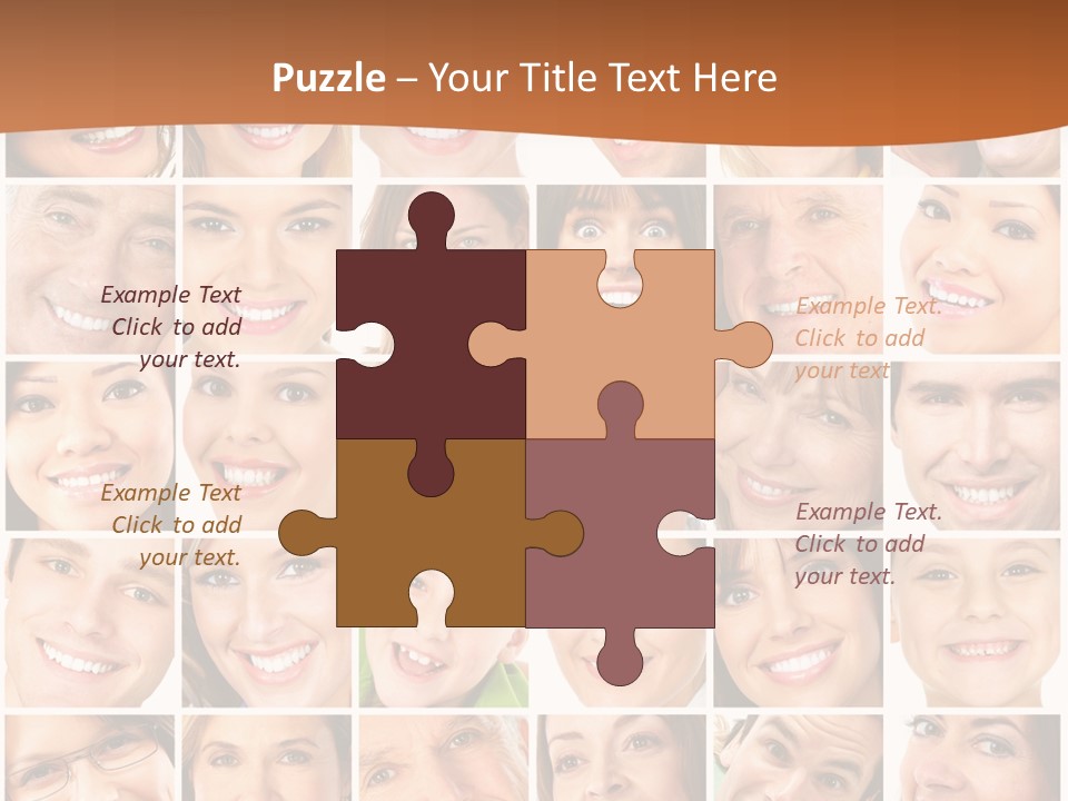 Health Mouth Elderly PowerPoint Template