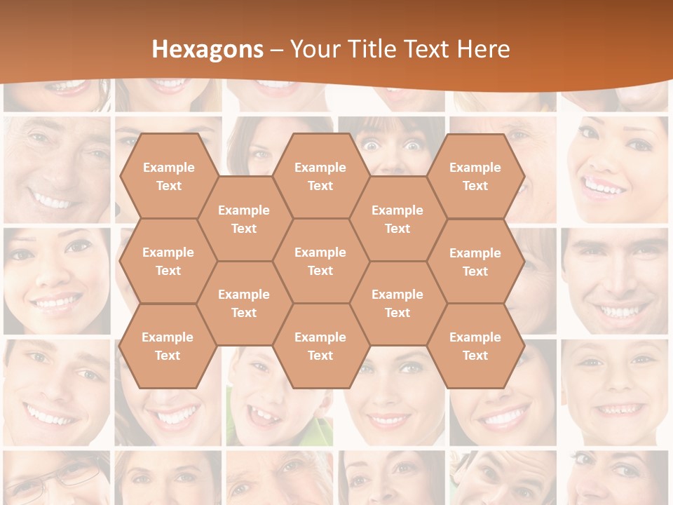 Health Mouth Elderly PowerPoint Template