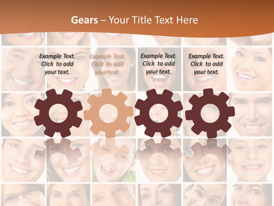 Health Mouth Elderly PowerPoint Template