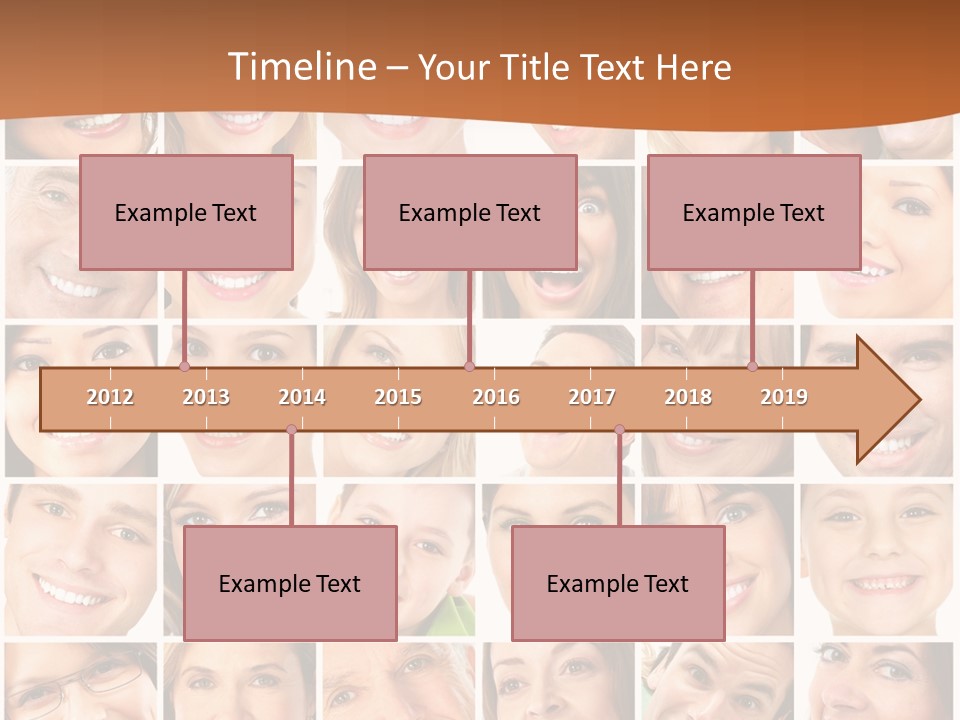 Health Mouth Elderly PowerPoint Template