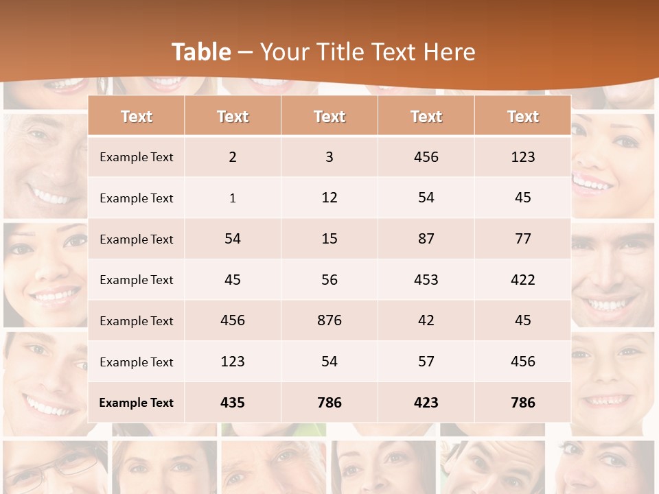 Health Mouth Elderly PowerPoint Template