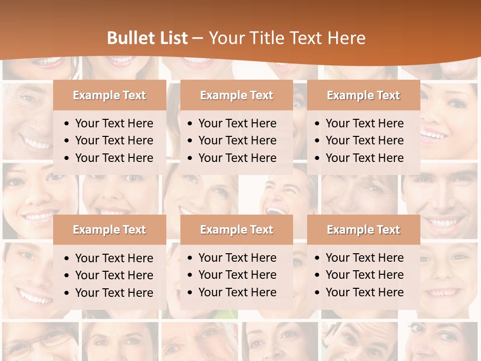 Health Mouth Elderly PowerPoint Template