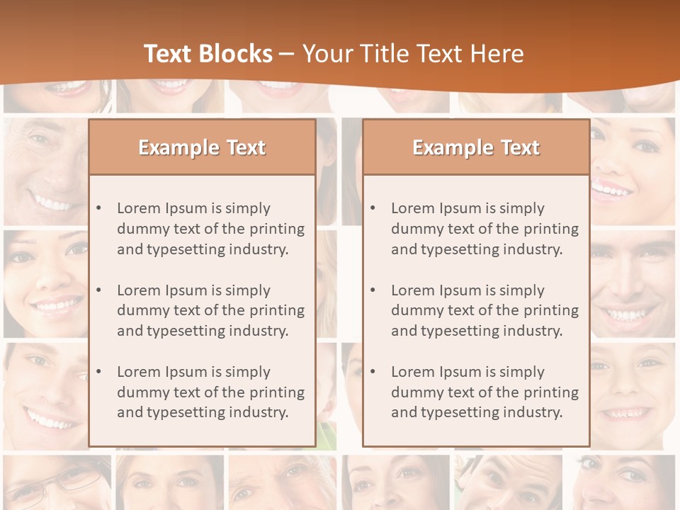 Health Mouth Elderly PowerPoint Template