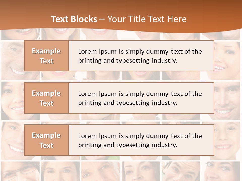 Health Mouth Elderly PowerPoint Template