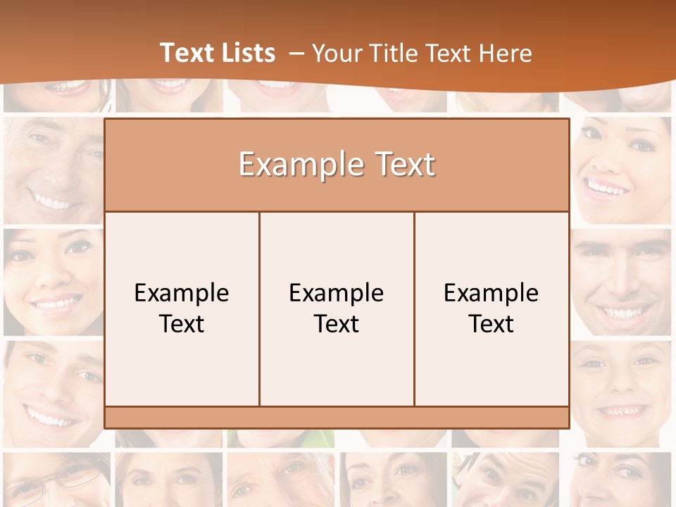 Health Mouth Elderly PowerPoint Template