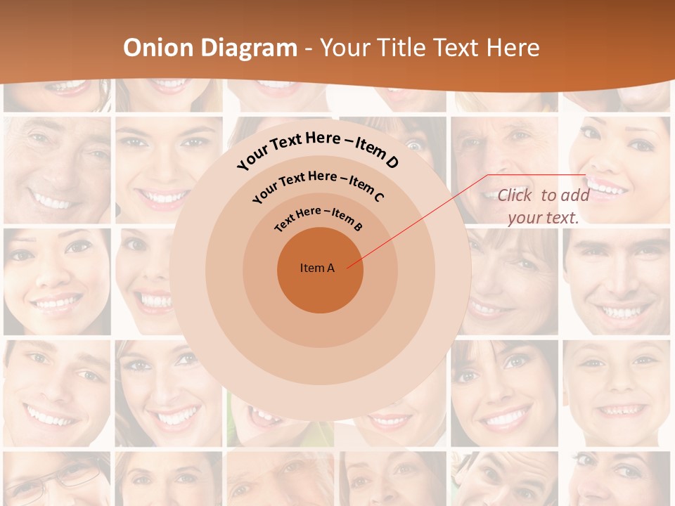 Health Mouth Elderly PowerPoint Template