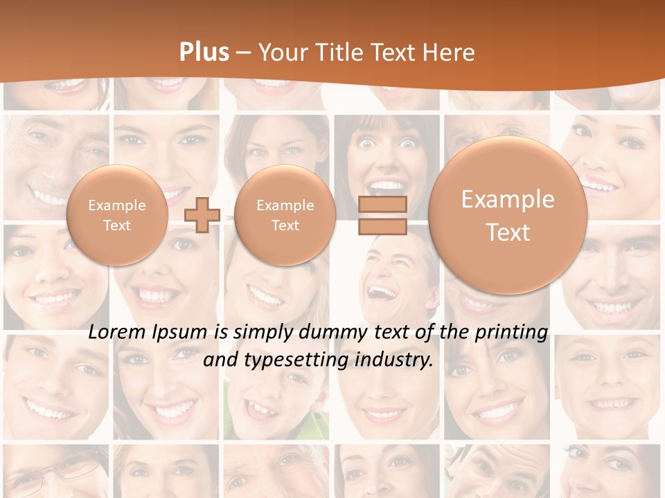 Health Mouth Elderly PowerPoint Template