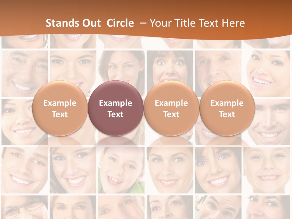 Health Mouth Elderly PowerPoint Template